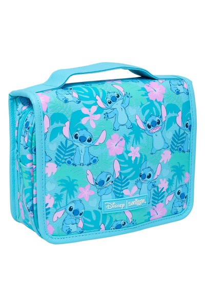 SMIGGLE Disney Stitch Turquoise Personal Care Bag – Disney Licensed, Zippered...