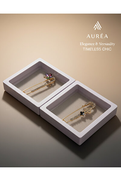 OEM Premium Decorative Pin – Elegant Brooch with Crystals | Set of 2 | March ...