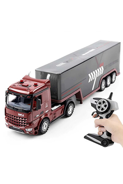 TOYFEST Long Vehicle Kumandalı Işıklı Dorseli Pilli Tır