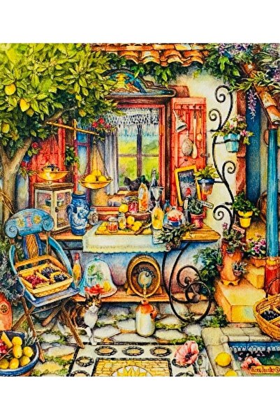 Allians 5D Elmas Boncuk Taş Işleme Mozaik Goblen Set 50x40cm Gelişmiş Tasarım