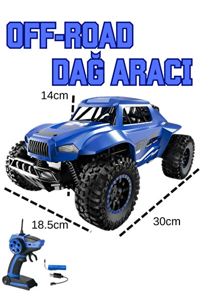 Boratila Toys 40 MHZ 1.200 MAH Şarjlı Uzaktan Kumandalı Off-Road Dağ Aracı