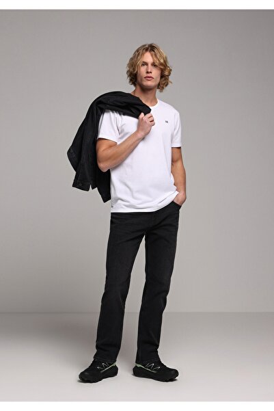 Colin's Regular Fit Men's Black Denim Jean Trousers