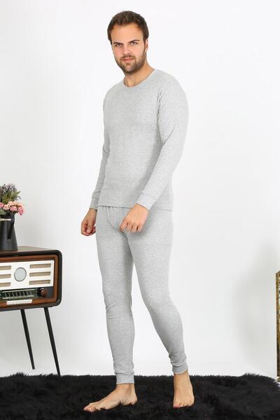 İbrahim Burak Etiler Collection Fashion Line Men's Cotton Gray Underwear Suit...
