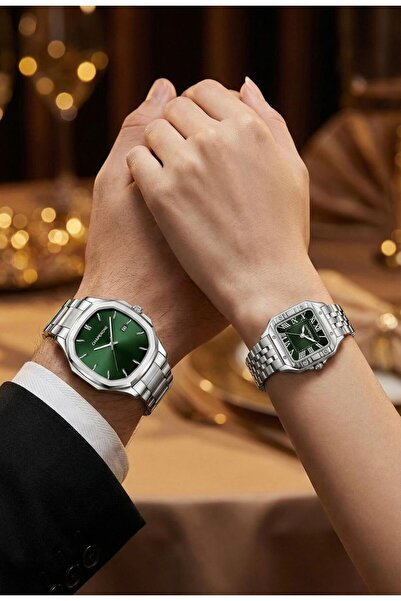 Chaperone Çelik Kordon Çift Saati