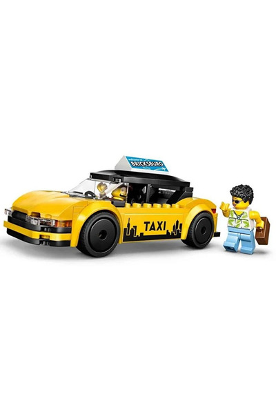 TOYFEST Lego City Yellow Taxi 60487