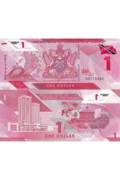 emir koleksiyon coin & paper collection Trinidad Tobago 2020 Yılı 1 Dolar Yab...