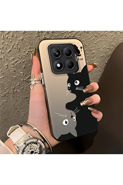 CASEVIBE Redmi Note 14 Pro 4G Uyumlu, sevimli kedi desenli şok korumalı telef...
