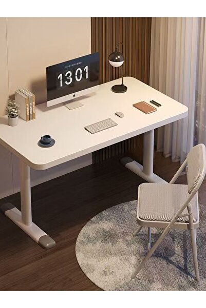 None Stable Fixed-Height Kids Study Desk, Spacious Ergonomic Writing Table fo...