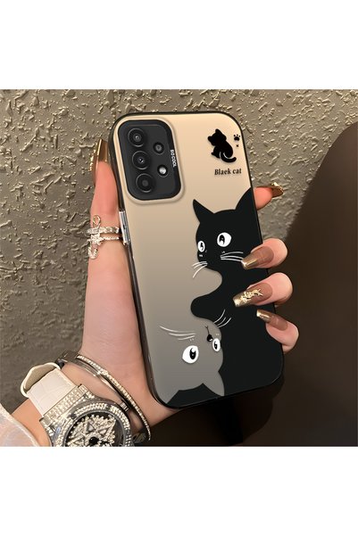 CASEVIBE حافظة هاتف متوافقة مع سامسونج جالاكسي A13، مزودة بنمط قطة لطيفة وحما...