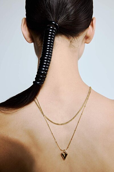 DeFacto Women's Gold 2-Piece Steel Necklace G2856Axns