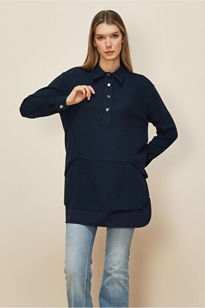 Alvina Shirt Collar Tunic 45986-1