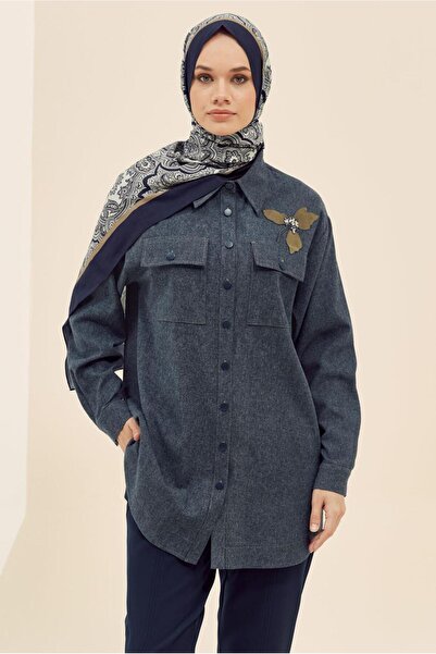 Alvina Short Detailed Shirt Tunic 46023