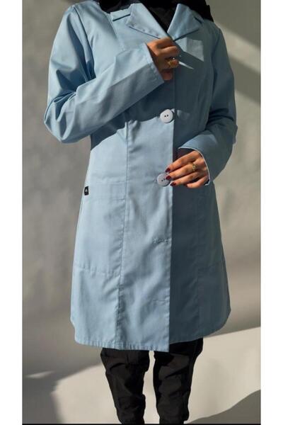 unkown Eldan Sky Blue Lab Coat