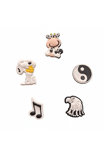 Otto Common مجموعة من 5 قطع من إكسسوارات جيبتس الملونة للأحذية - إكسسوار أحذي...