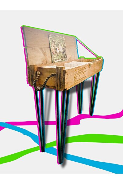 Saatistan Doğal Ceviz Ağacı Antika Sandık, İç Çamaşır ve Takı Organizer