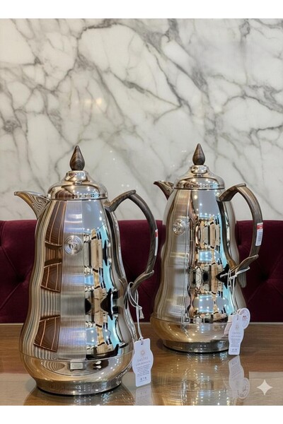 lovure 1/1 liter tea and coffee thermos set with an elegant and modern design