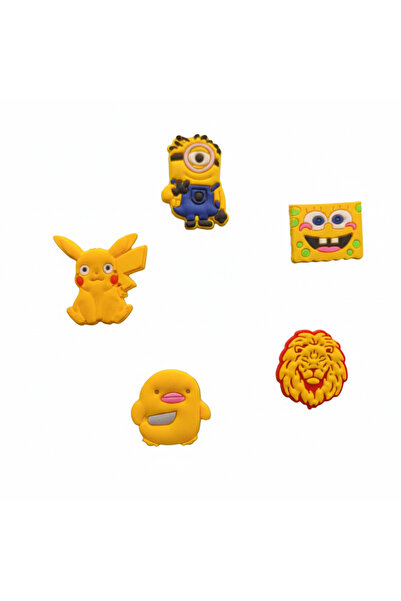 Otto Common Set of 5 Colorful Jibbitz Charms for Slippers – Fun Shoe Accessor...