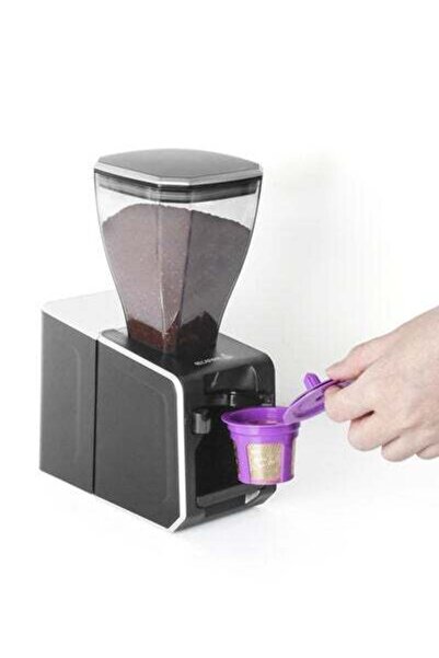 Arabest Reusable coffee filter-refillable coffee bean pod capsules with built...