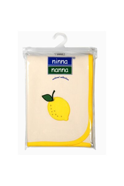 Combed Cotton Baby Blanket / Lemon