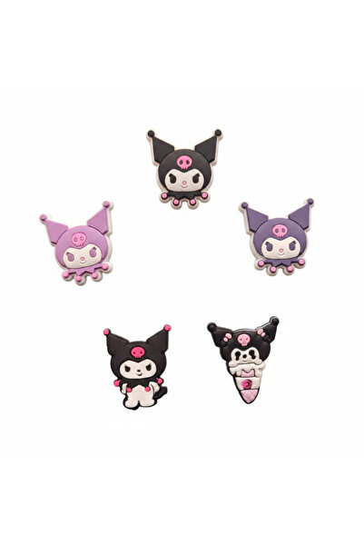 Otto Common Set of 5 Colorful Jibbitz Charms for Slippers – Fun Shoe Accessor...