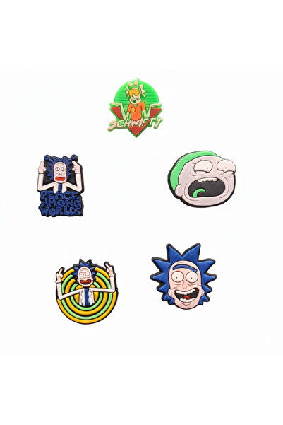 Otto Common Set of 5 Colorful Jibbitz Charms for Slippers – Fun Shoe Accessor...