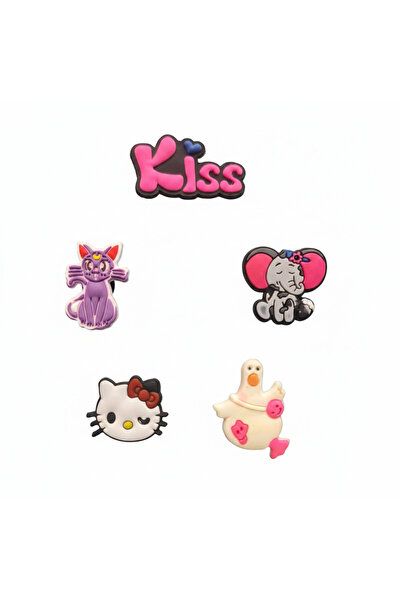 Otto Common Set of 5 Colorful Jibbitz Charms for Slippers – Fun Shoe Accessor...