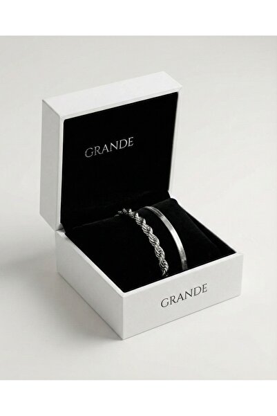 GrandeAccessory Grande Premium Italian & Chain Steel Bracelet Special for Val...