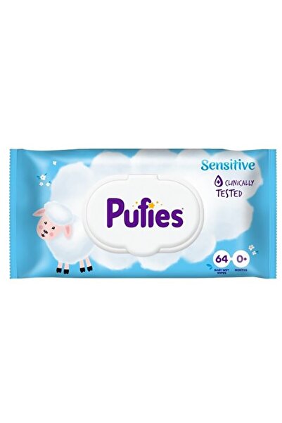 Pufies Set 4 x 64 Servetele Umede Sensitive