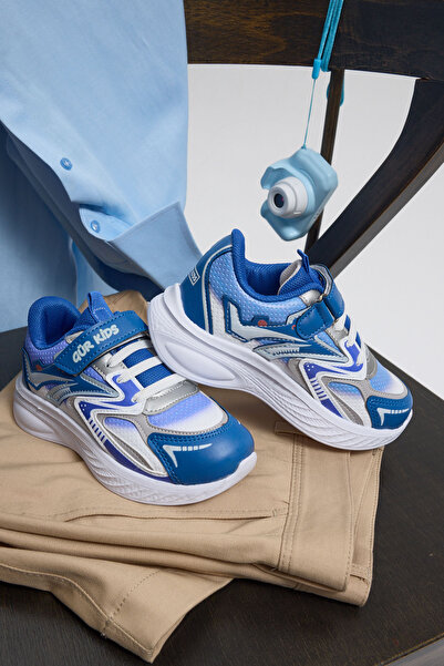 Tonny Black Детски унисекс саксофон сив Ева Файлон подметка велкро каишка гум...