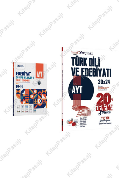 Orijinal Yayınları Mikro Orijinal AYT Edebiyat 20'li Deneme ve Krallar Karmas...