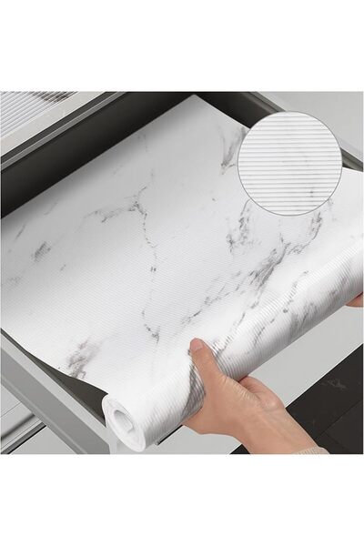 Arabest Shelf Drawer Liner for Kitchen Cabinet Non Slip Refrigerator Liners N...