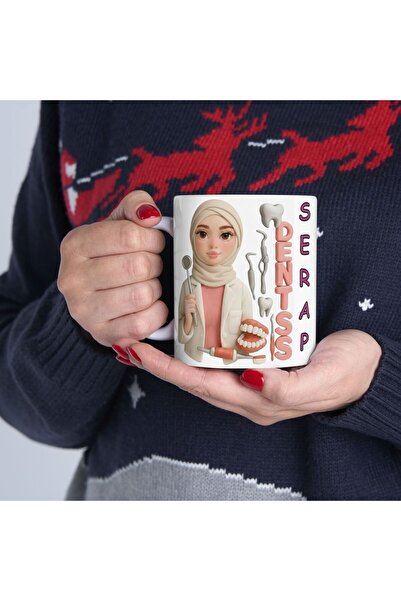 sıradışıhediyem KİŞİYE ÖZEL diş doktoru Dentıst mug diş hekimi kupa bardak di...