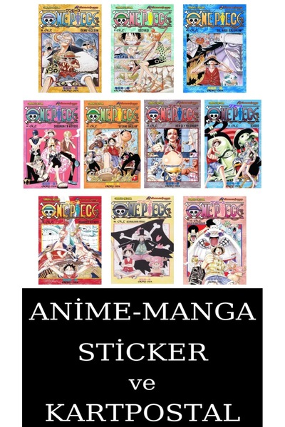 Gerekli Şeyler Yayıncılık One Piece 8-9-10-11-12-13-14-15-16-17 Manga Seti (1...