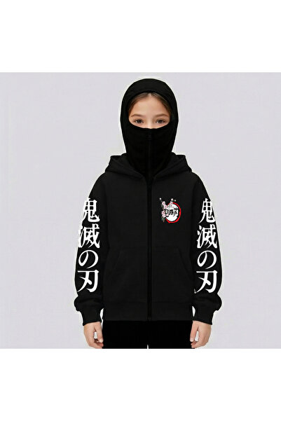 Flaubert Flaubert_KAR MASKELİ NİNJA ERKEK FERMUARLI SWEATSHIRT HIRKA 3 İPLİK ...