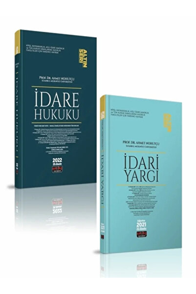 Savaş Yayınevi İdare Hukuku ve İdari Yargı Seti Altın Seri Ahmet Nohutçu 2025
