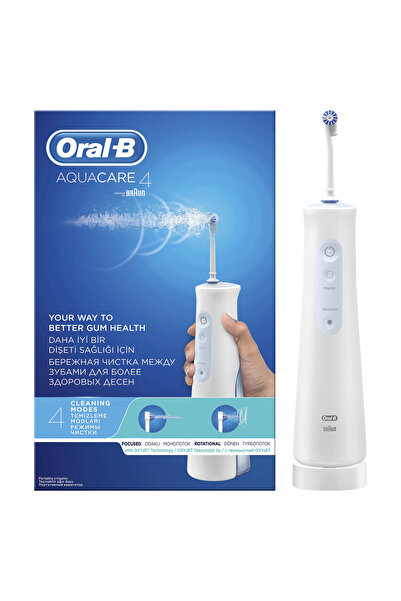 Oral-B Φορητός στοματικός ψεκαστήρας Aqua Care, 2 επίπεδα έντασης, 1 κεφαλή, ...