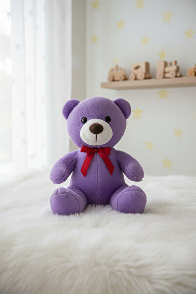 Maks Toys لعبة دب قطيفة لطيفة ورفيق للنوم 25 سم