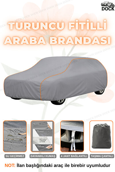 Dock غطاء سيارة أودي A5 سبورت باك باللون البرتقالي والرمادي