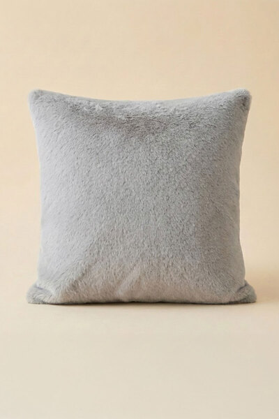 Elart Rabbit Подушка-футляр Плюшева Декоративна (43x43 см) Сіра