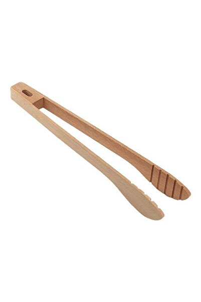 Parfait Durable Ergonomically Design Wooden Food Tong