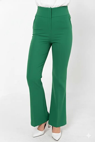 Swass High Waist Spanish Trousers Green