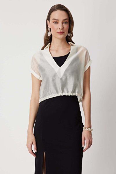 ON Bluză cu talie elastică cu spatele gol