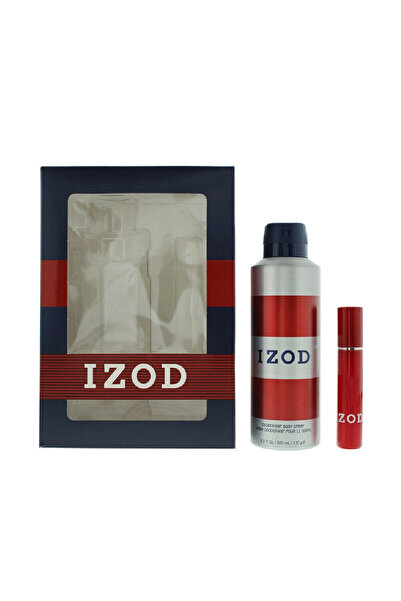 Izod Set Izod: Red, Scented Spray, For Men, 200 ml + Red, Eau De Toilette, Fo...