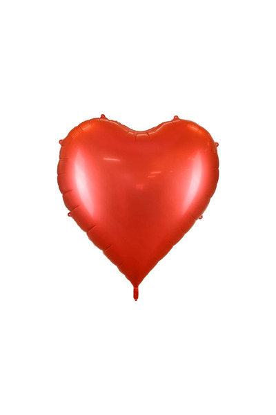 DecoDepot Heart foil balloon, red, 136x129 cm