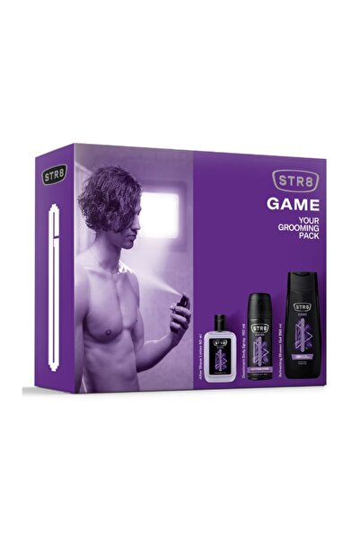 str8 Set Cadou Barbati Game, After Shave 50 ml, Deodorant Spray Corp 150 ml, ...