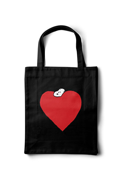 INKD Gabardine Cloth Bag – Snoopy Printed Design - 35X40