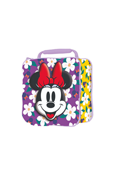 Stor 3D Minnie Mouse Zipper Closure Insulated Bag