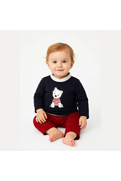 Micii Ștrumfi Chiote 2-Piece Boy's Set - 100% Cotton