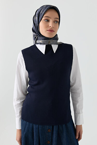 Tuğba Triko Süveter - Lacivert