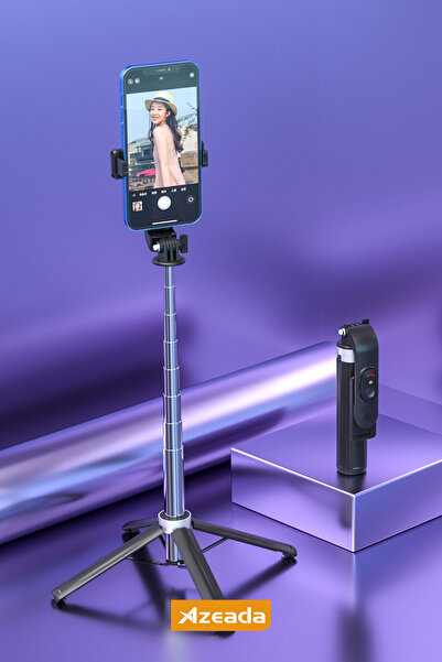 Jopus Bluetoothlu ve Şarjlı Kumandalı - Selfie Çubuğu Tripod Özellikli Siyah ...